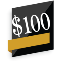 $100 donation